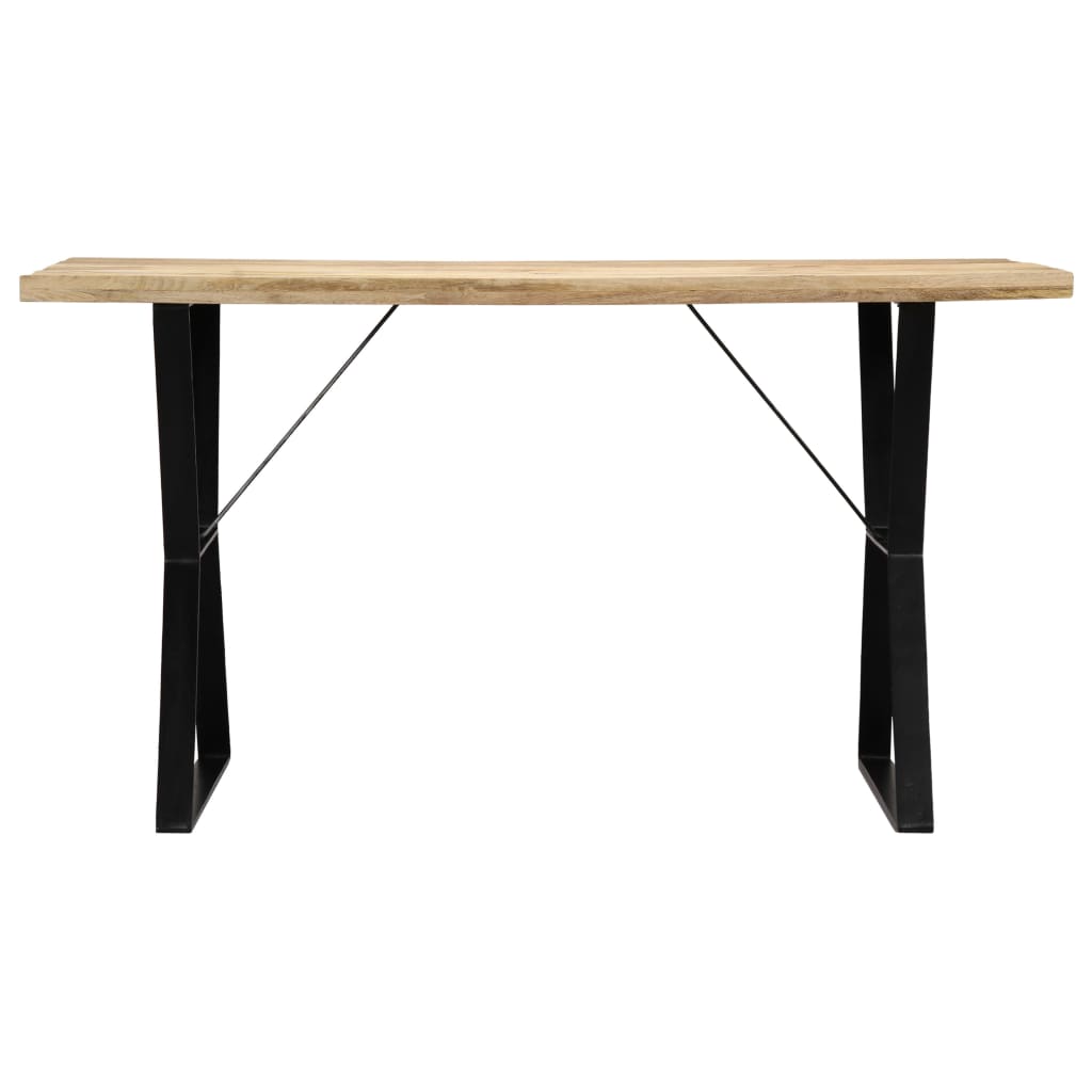 Kitchen table, 140 x 80 x 76 cm, solid mango wood