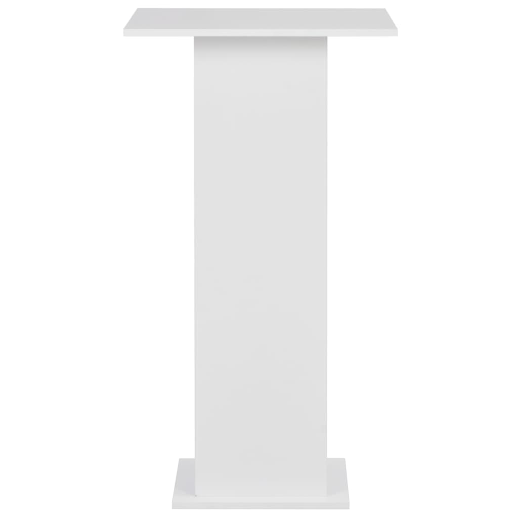 Bar table, white, 60 x 60 x 110 cm