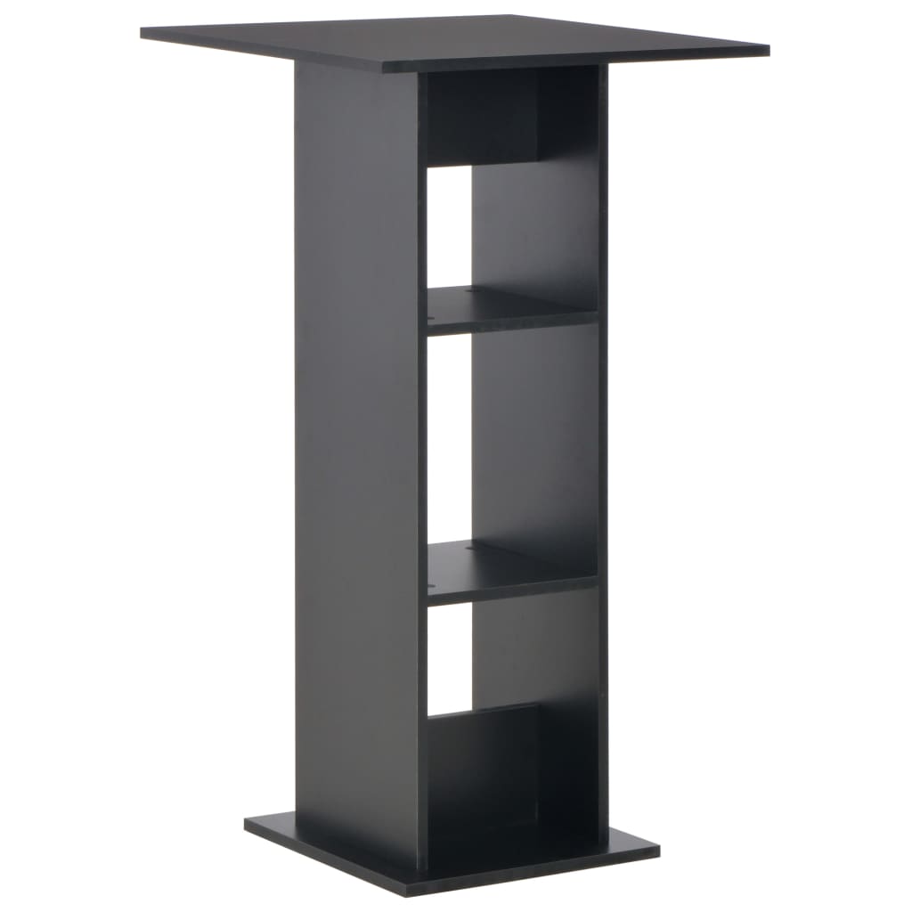 Bar table, black, 60 x 60 x 110 cm