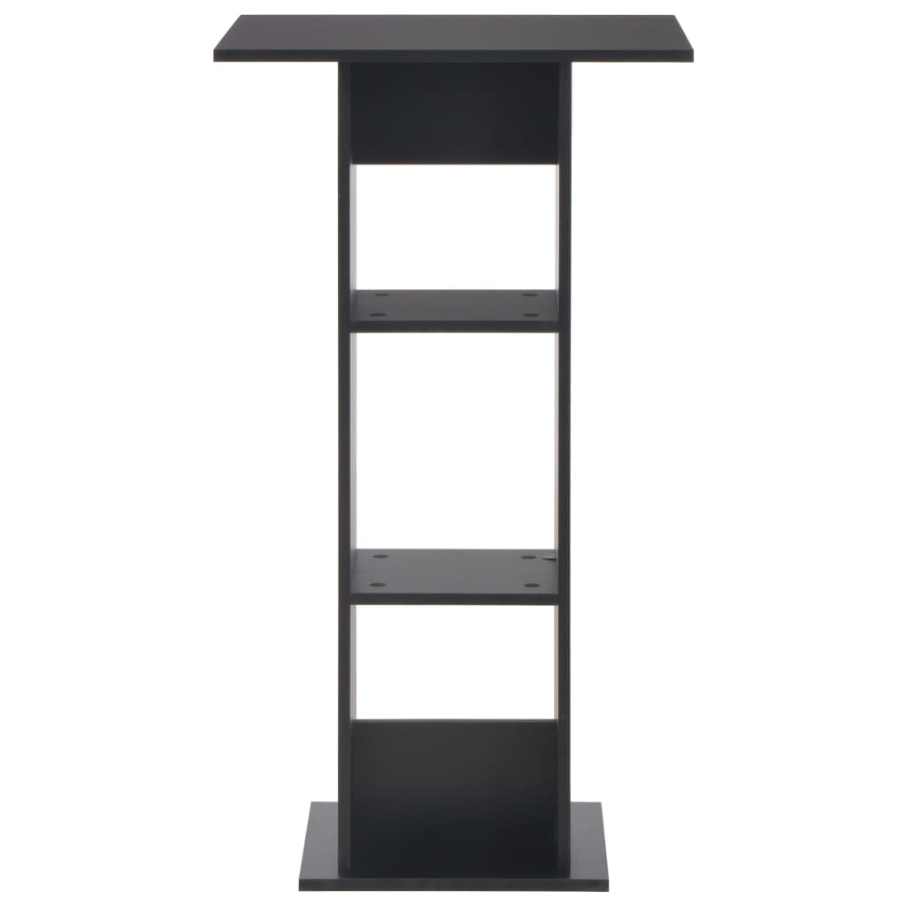 Bar table, black, 60 x 60 x 110 cm