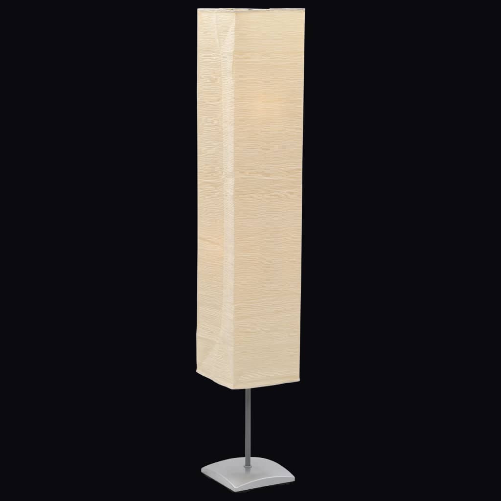 Floor lamp with steel base 135 cm Cream