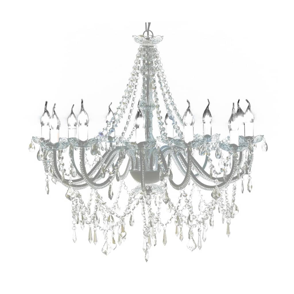 Chandelier with 1600 crystals