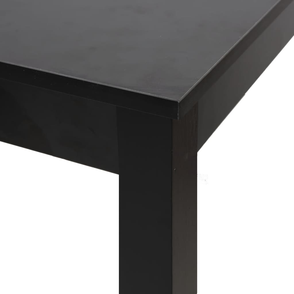 MDF bar table, black, 115x55x107 cm