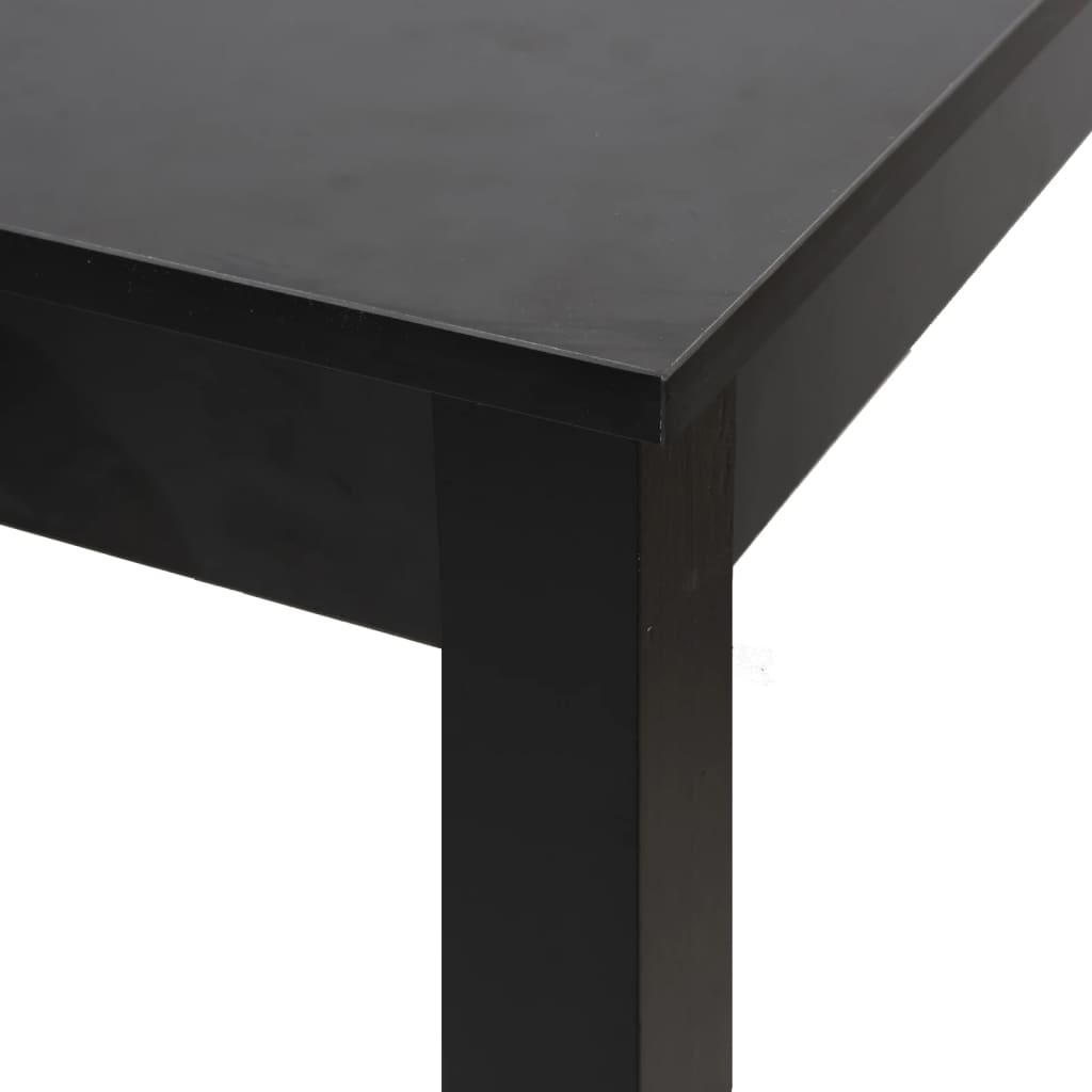 Masă de bar din MDF, negru, 55 x 55 x 107 cm