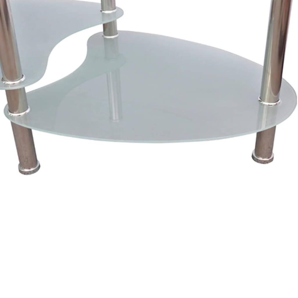 Coffee table with exclusive design, white