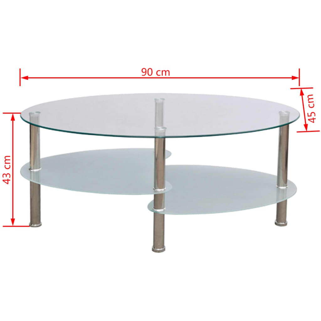 Coffee table with exclusive design, white