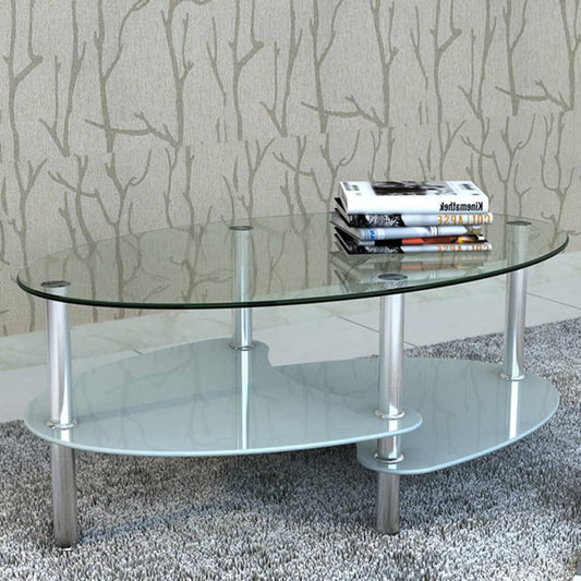 Coffee table with exclusive design, white