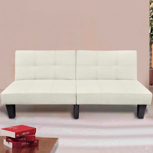 Sofa bed, beige, adjustable