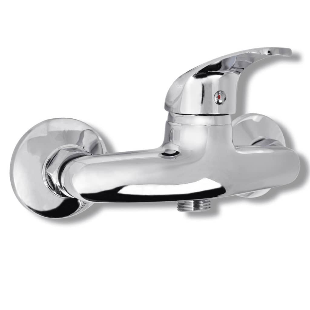 Bathroom shower faucet set, chrome