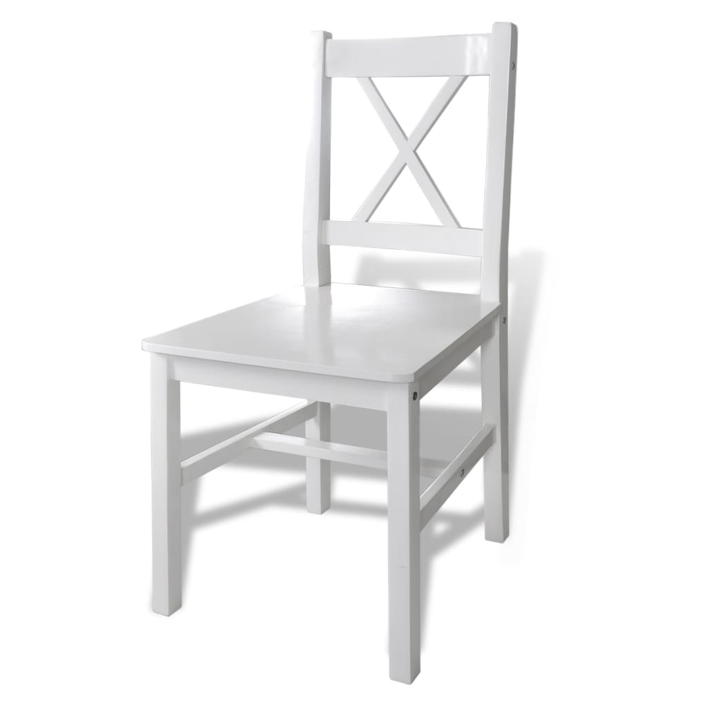 Set mobilier de bucătărie, 5 piese, alb