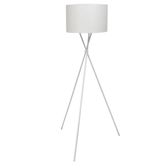 Floor lamp shade with high stand, black