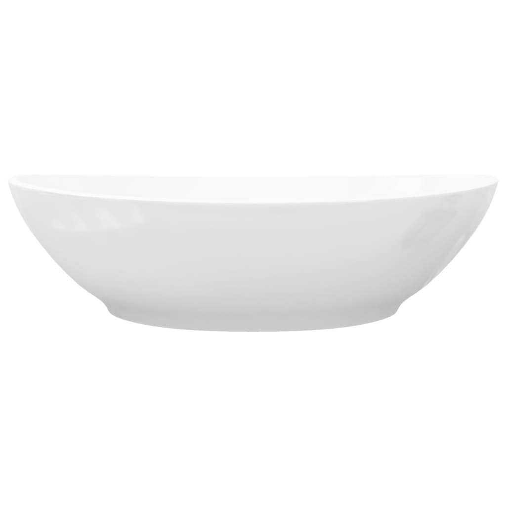 Oval sink, white, 40 x 33 cm, premium ceramic