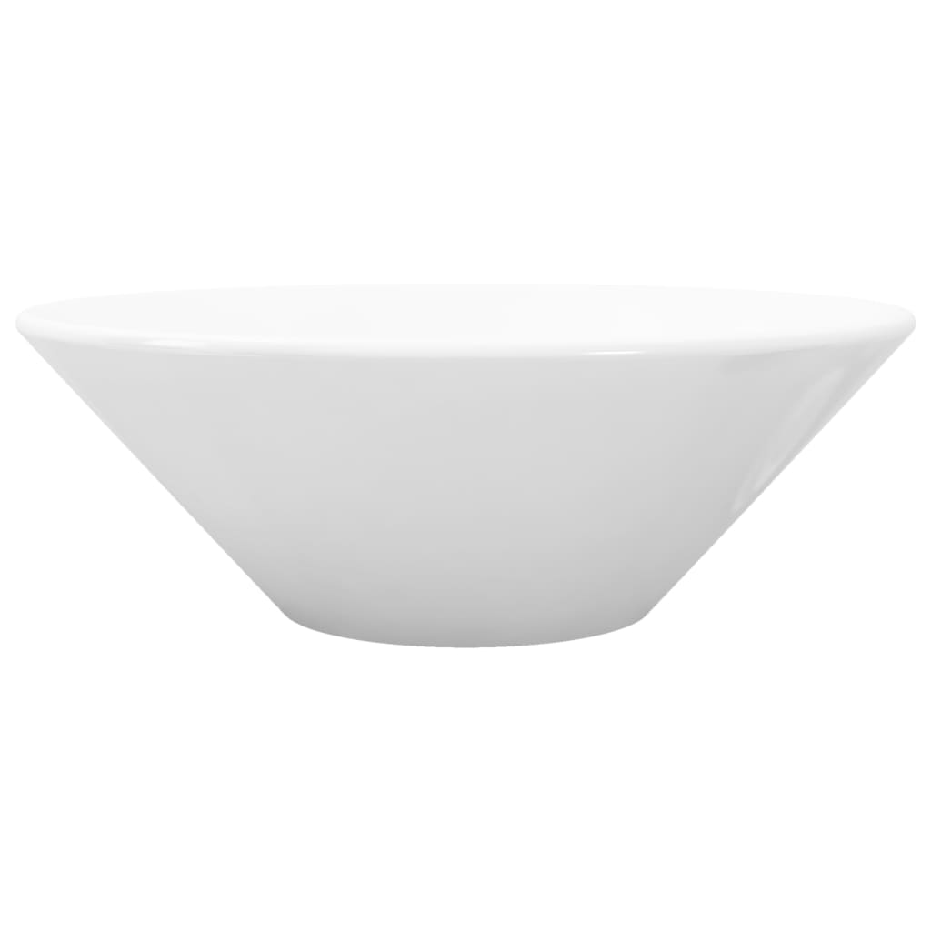 Porcelain ceramic sink, for bathroom, Art Bazin, white