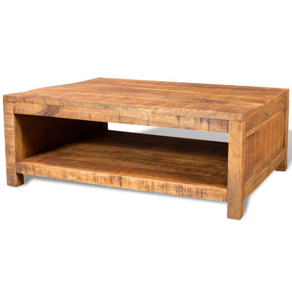 Solid mango wood coffee table