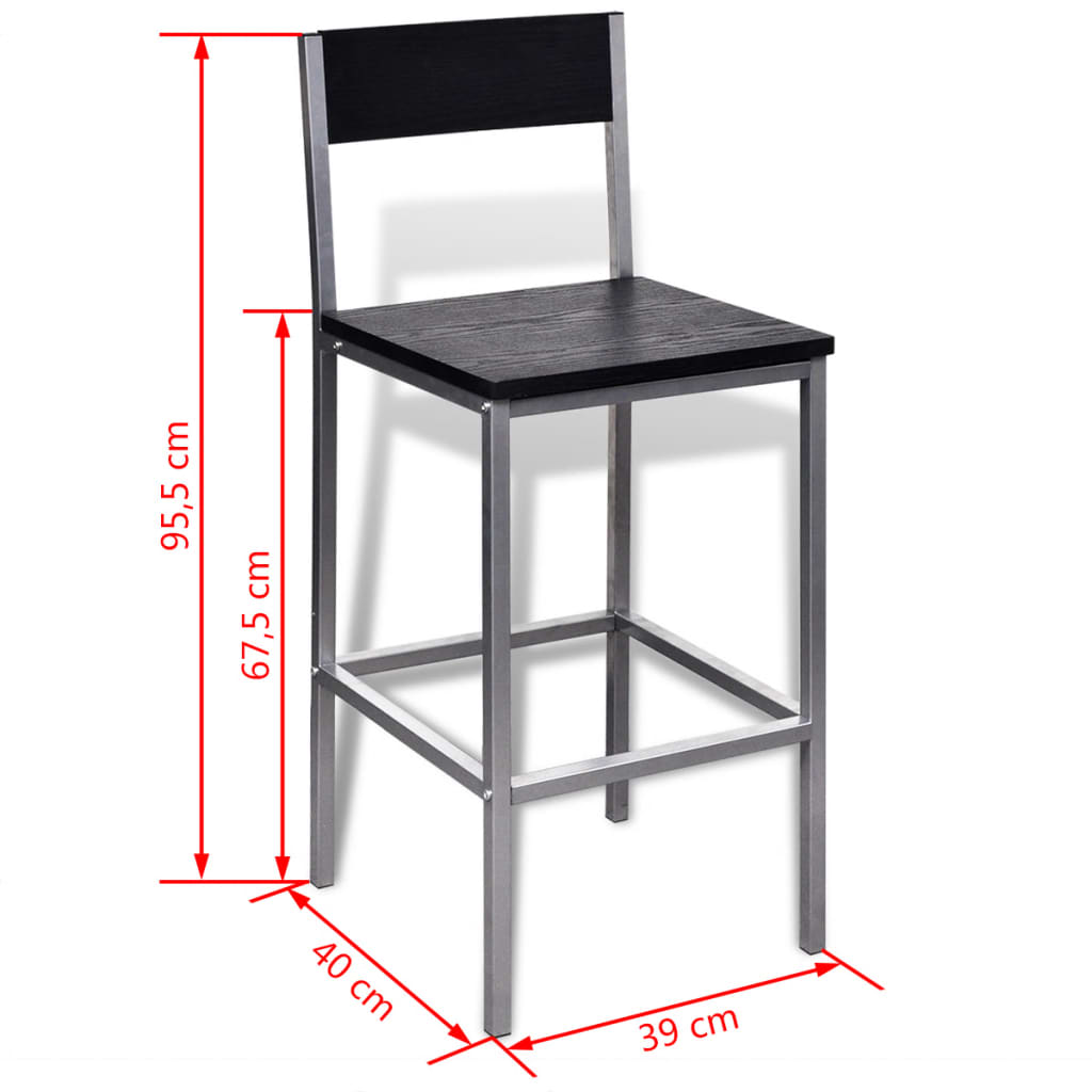 Breakfast bar furniture set, counter height