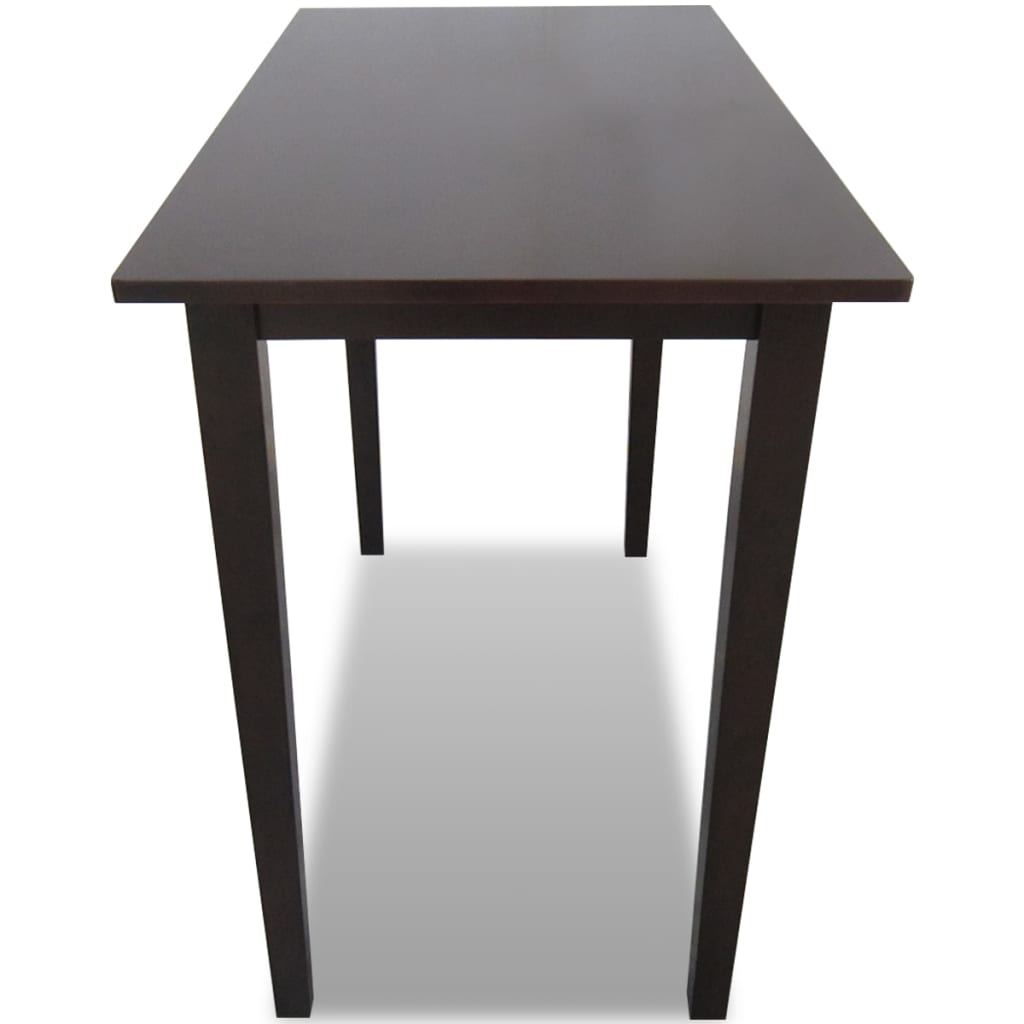 Wooden bar table, brown