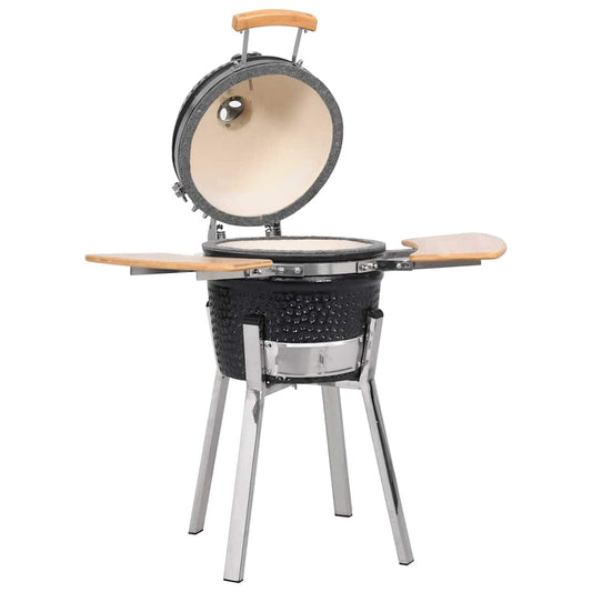 Kamado grill with ceramic smoker 81 cm