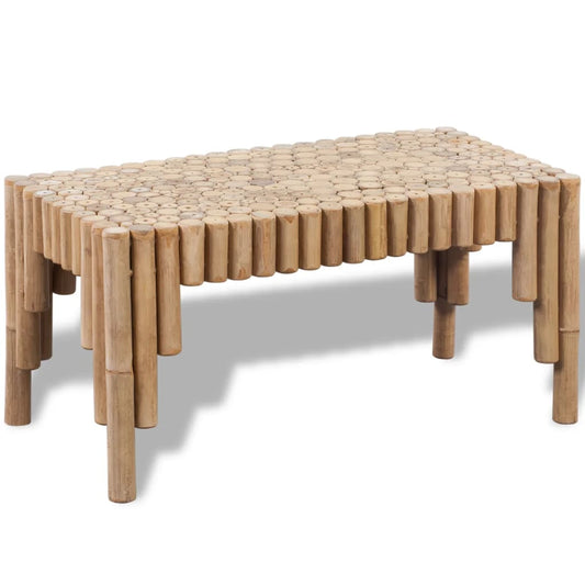 Bamboo coffee table