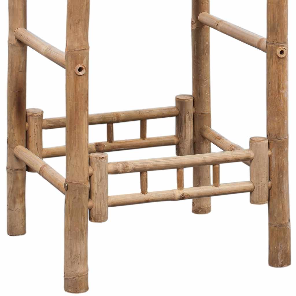 Bar stools 2 pcs., bamboo