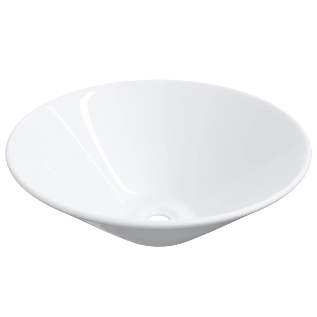 Round ceramic sink, 2 pcs. (Not sold individually)