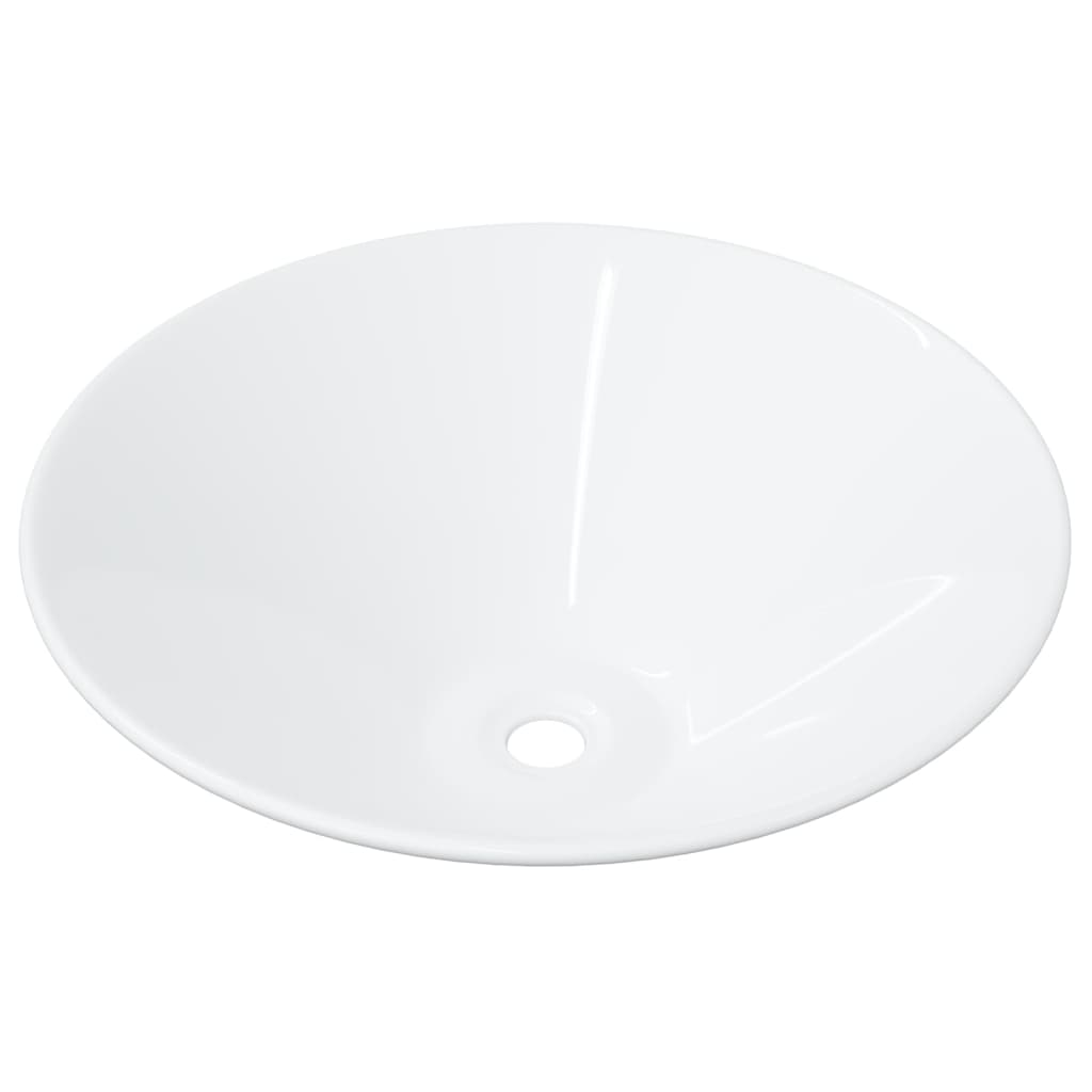 Round ceramic sink, 2 pcs. (Not sold individually)