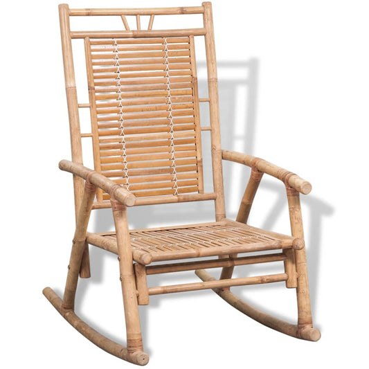 Bamboo rocking chair