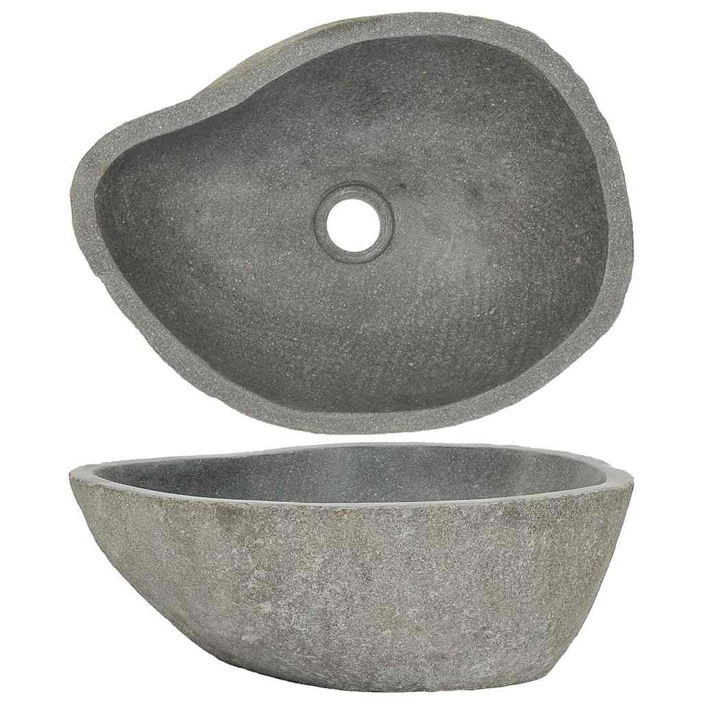 River stone sink, (37-46)x(29-36) cm, oval