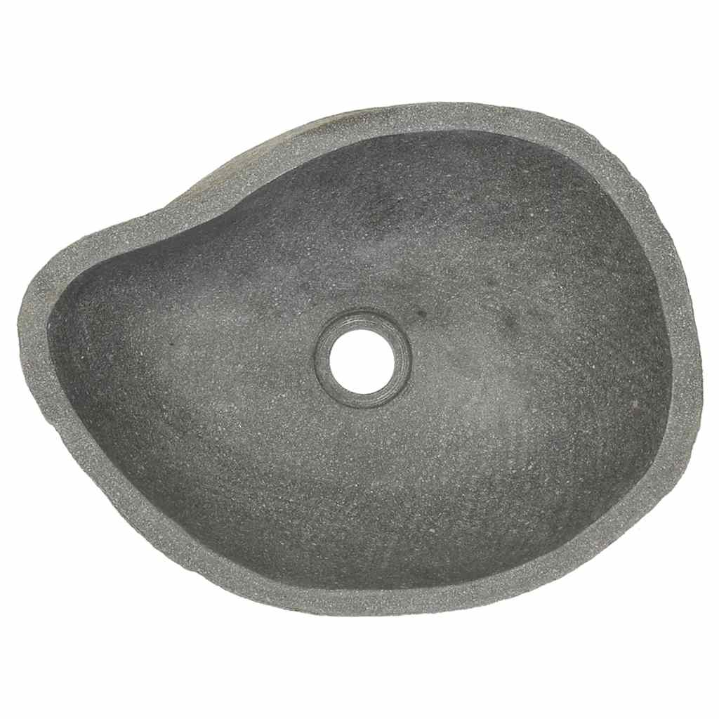 River stone sink, (37-46)x(29-36) cm, oval