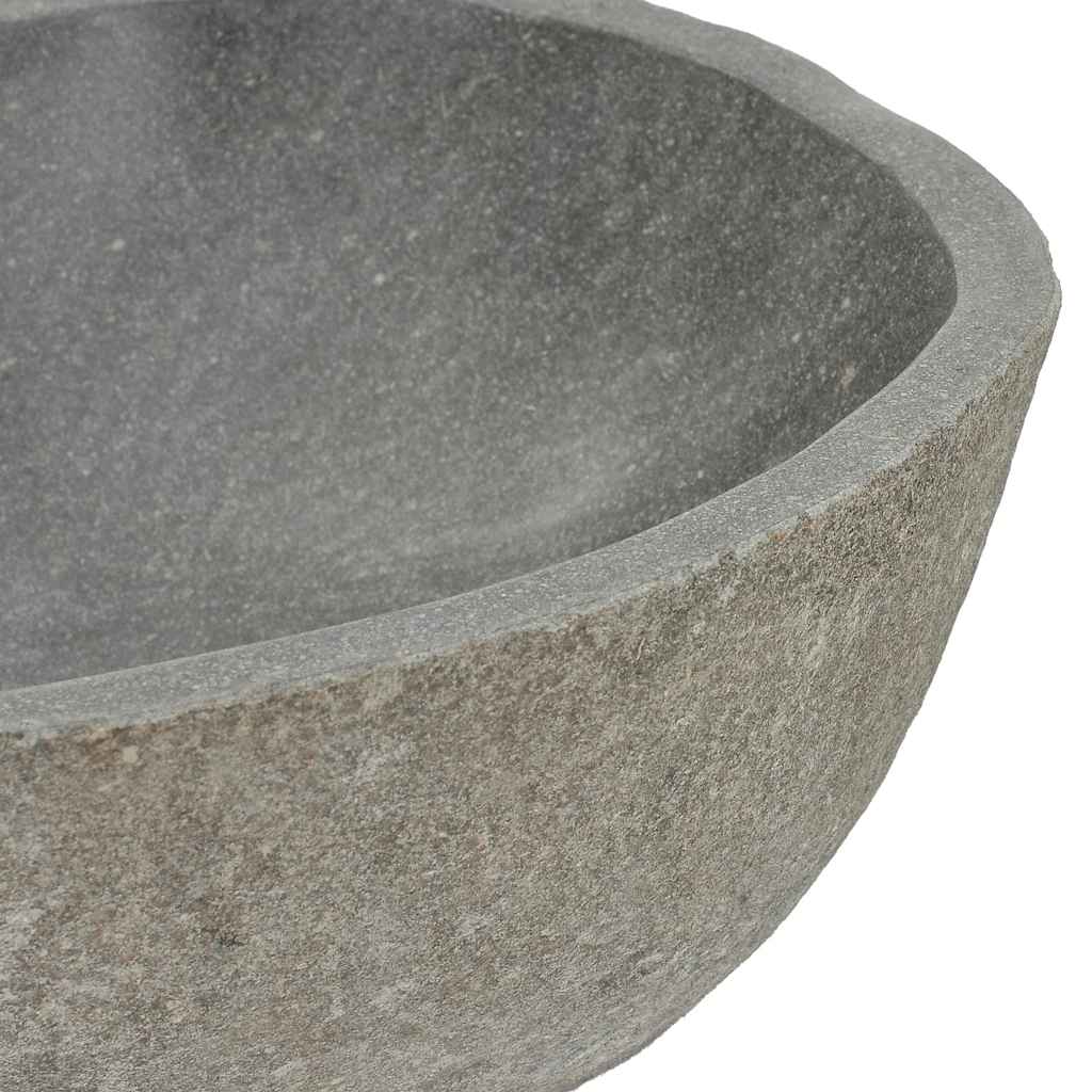 River stone sink, (37-46)x(29-36) cm, oval