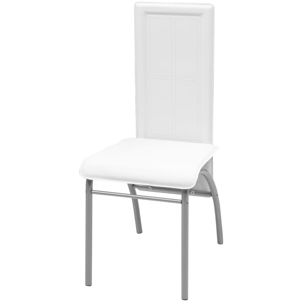 Table and chair set, 5 pieces, White