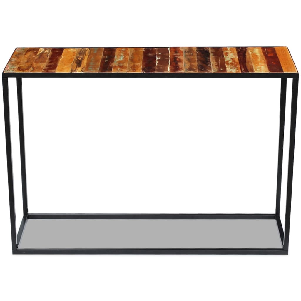 Console table, 110x35x76 cm, solid recycled wood