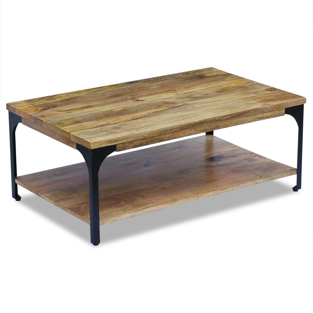 Mango wood coffee table 100x60x38 cm