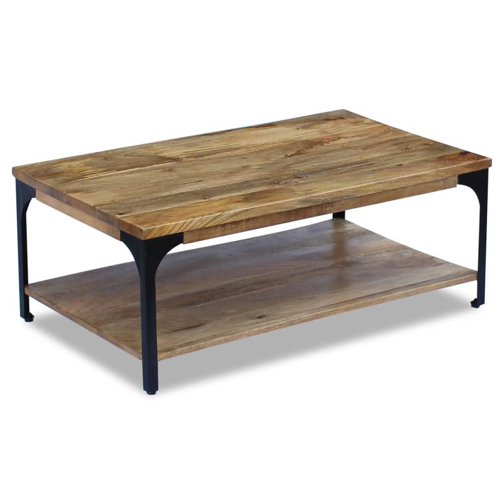 Mango wood coffee table 100x60x38 cm