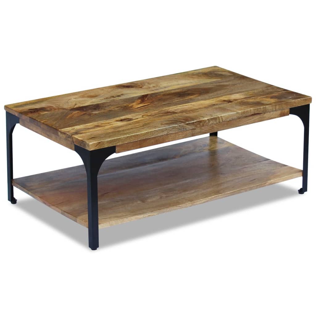 Mango wood coffee table 100x60x38 cm