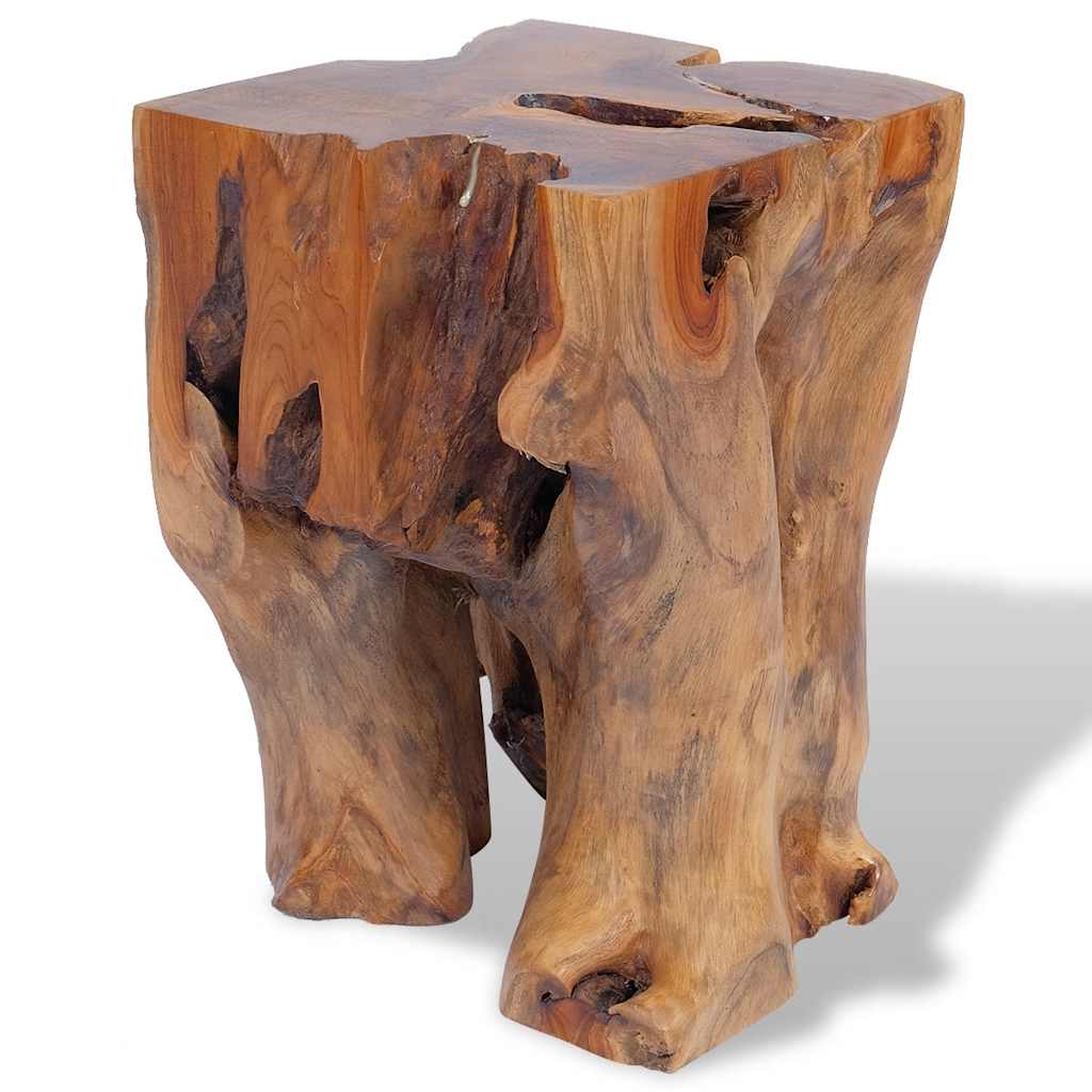 Stool, solid teak wood