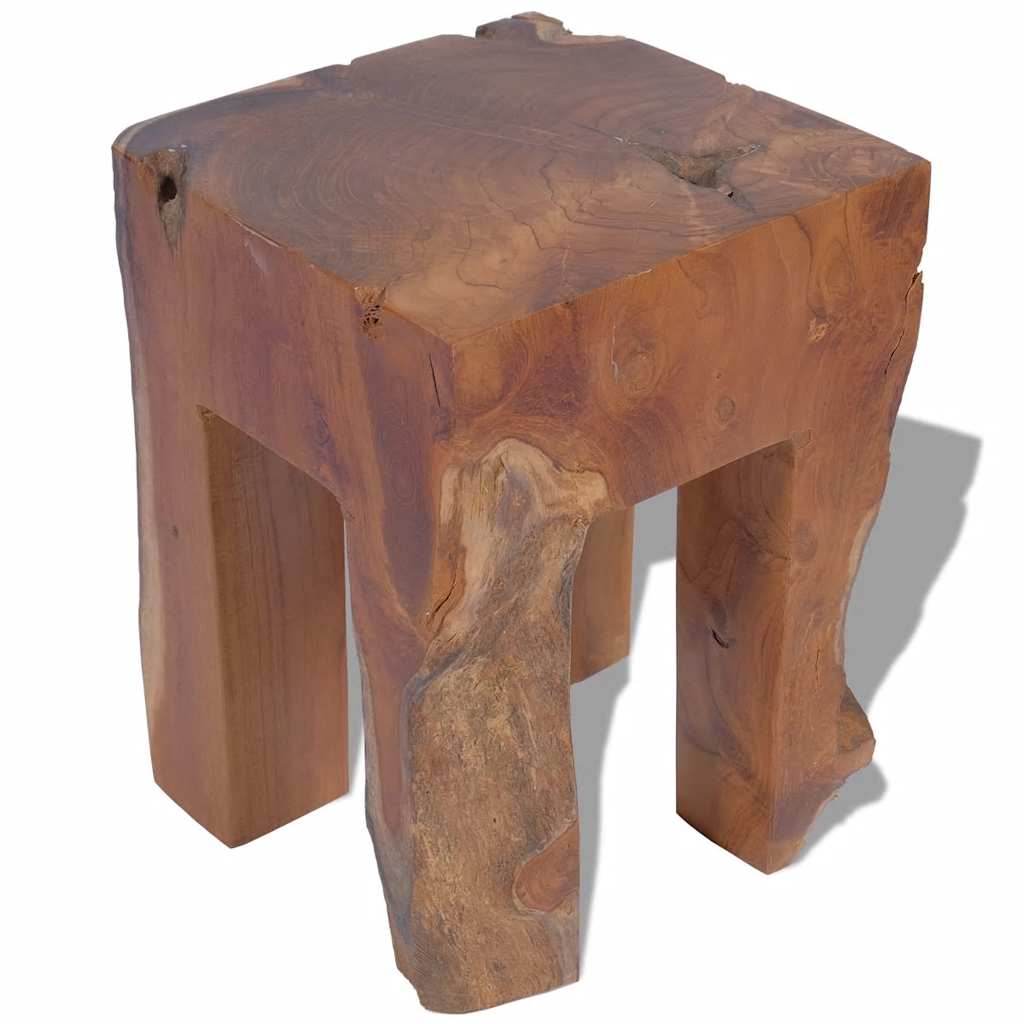 Stool, solid teak wood