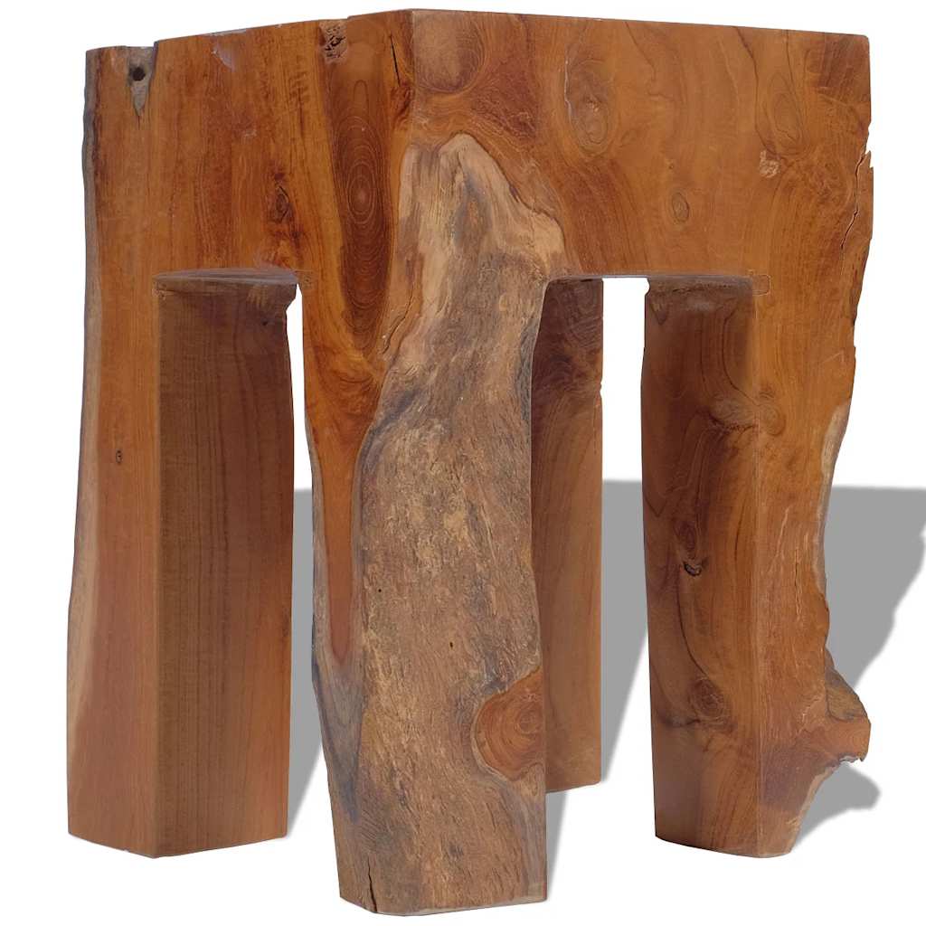 Stool, solid teak wood