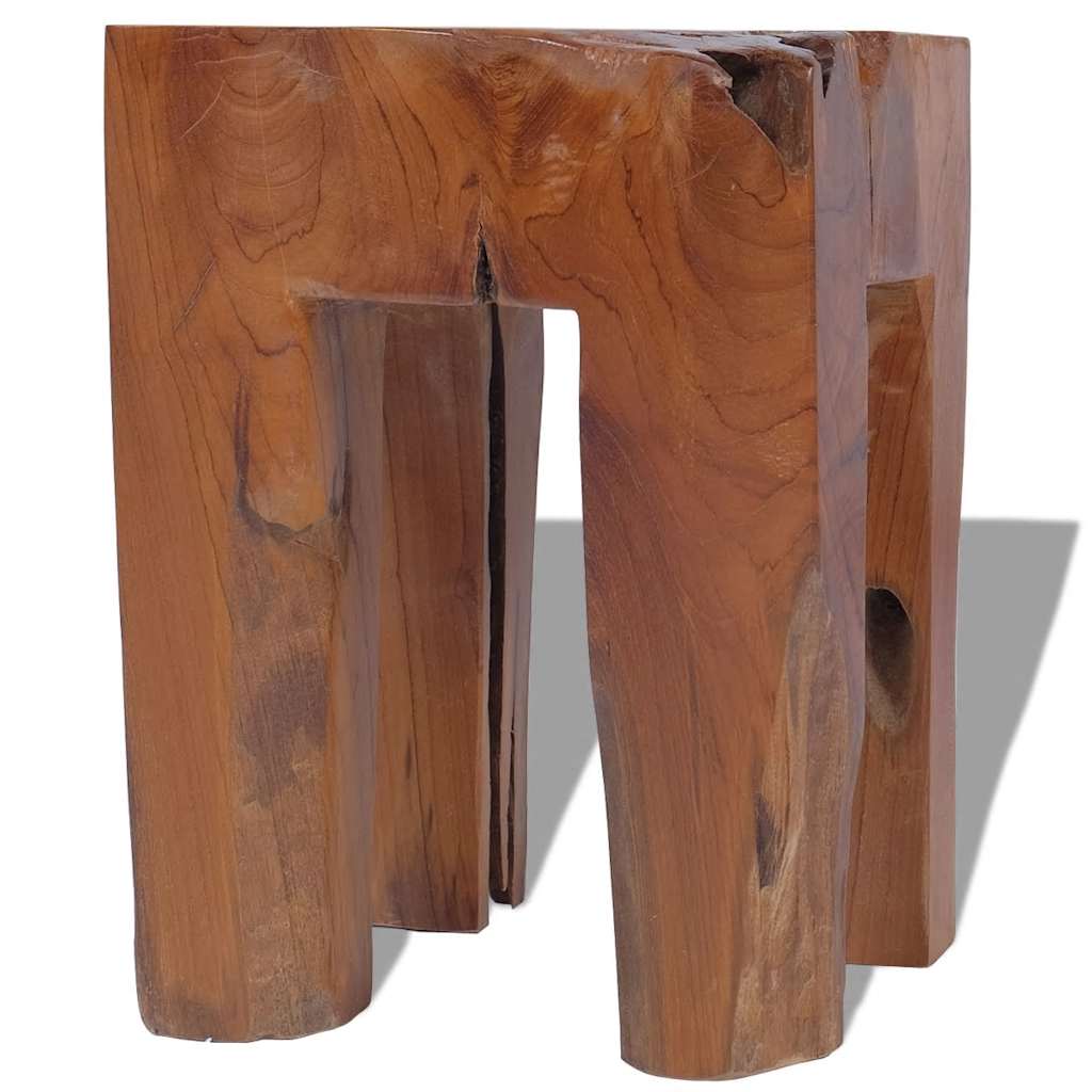 Stool, solid teak wood