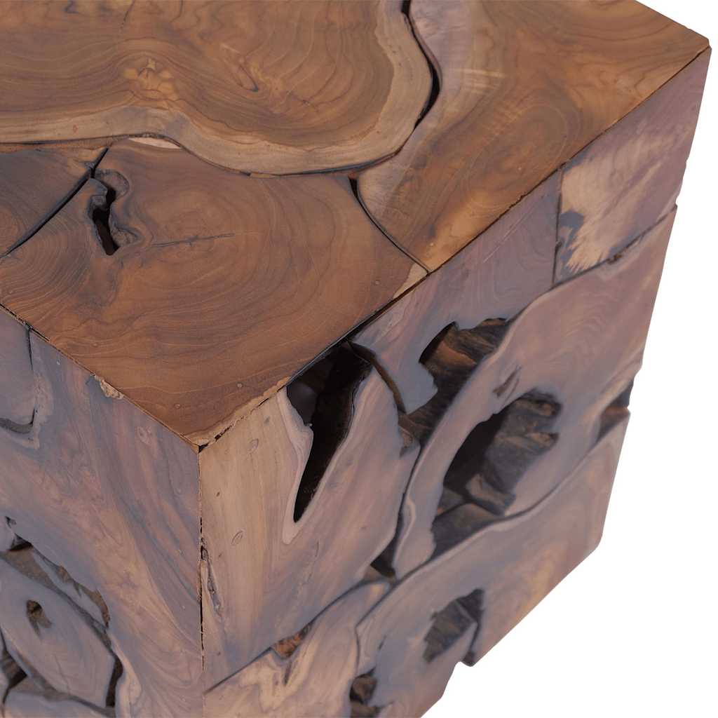 Stool, solid teak wood