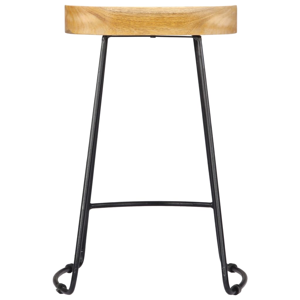 Gavin bar stools, 2 pcs., solid mango wood