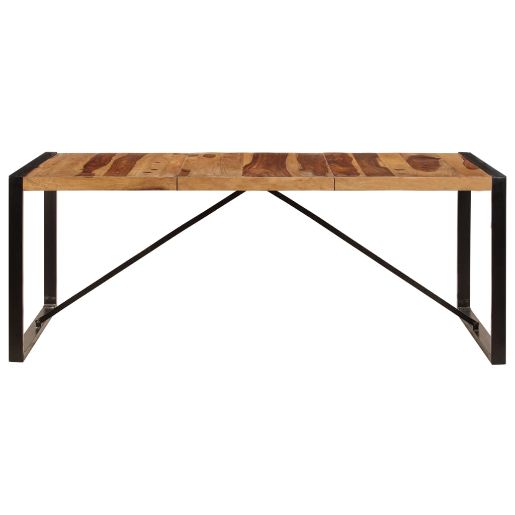 Kitchen table, 200 x 100 x 75 cm, solid sheesham wood