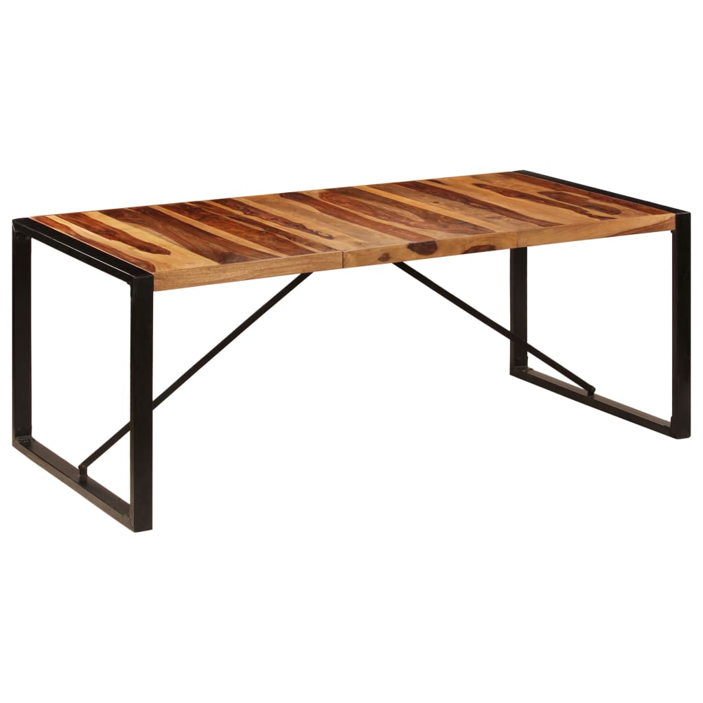 Kitchen table, 200 x 100 x 75 cm, solid sheesham wood