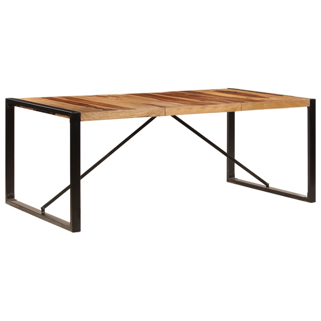 Kitchen table, 200 x 100 x 75 cm, solid sheesham wood