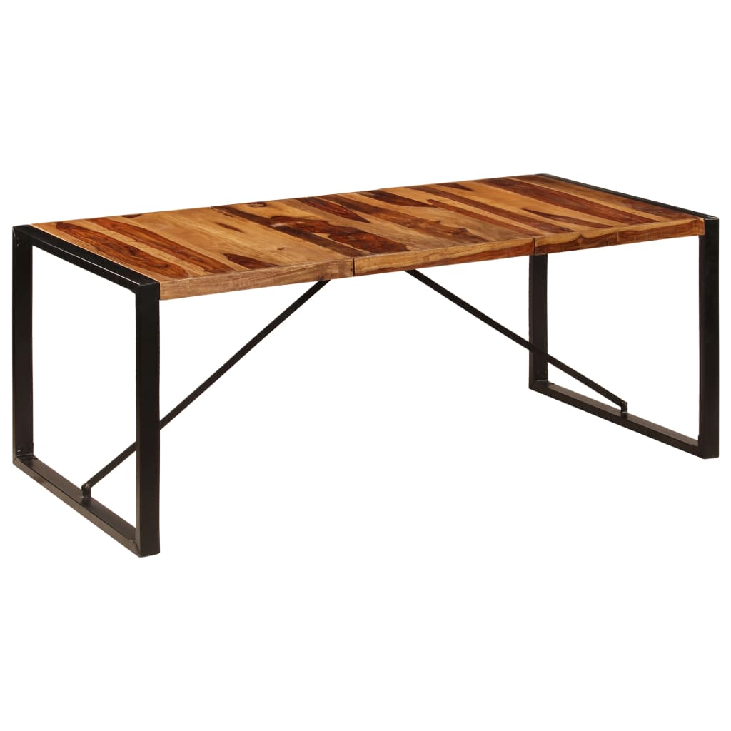 Kitchen table, 200 x 100 x 75 cm, solid sheesham wood