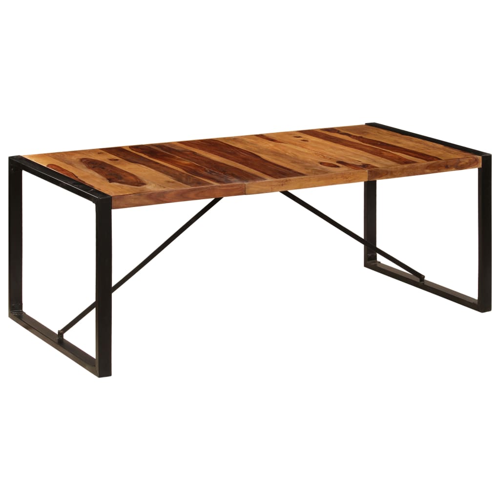 Kitchen table, 200 x 100 x 75 cm, solid sheesham wood