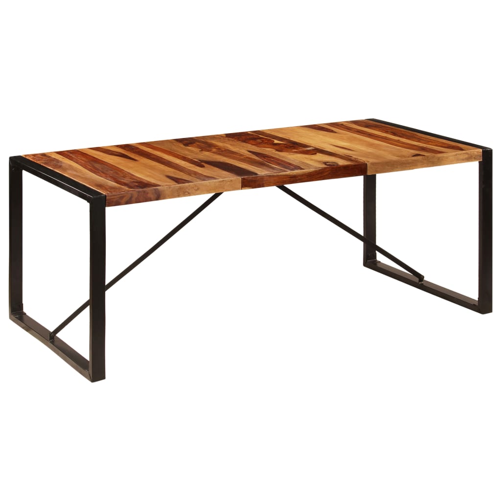 Kitchen table, 200 x 100 x 75 cm, solid sheesham wood