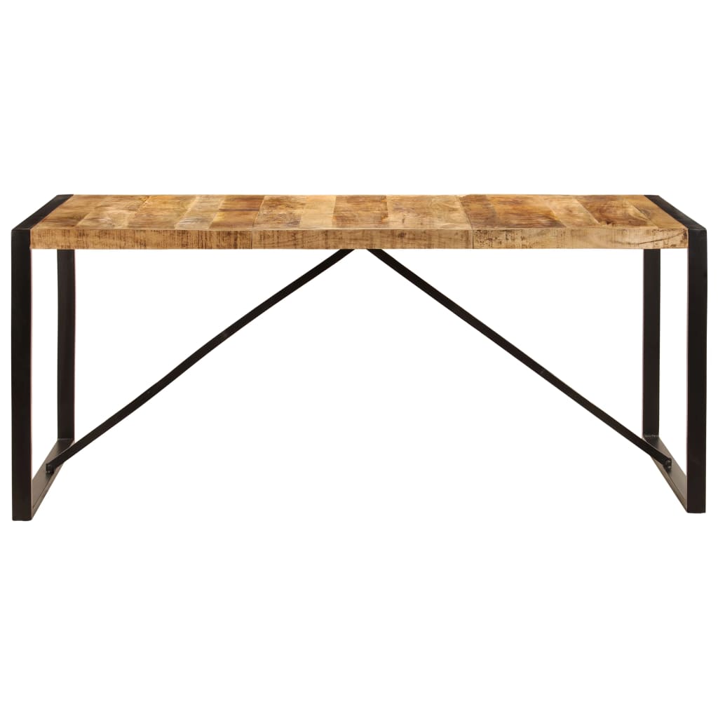 Kitchen table, 180 x 90 x 75 cm, solid mango wood