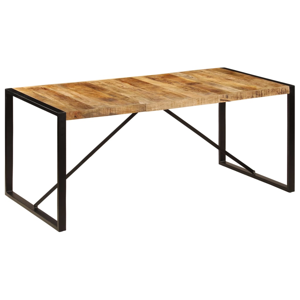 Kitchen table, 180 x 90 x 75 cm, solid mango wood