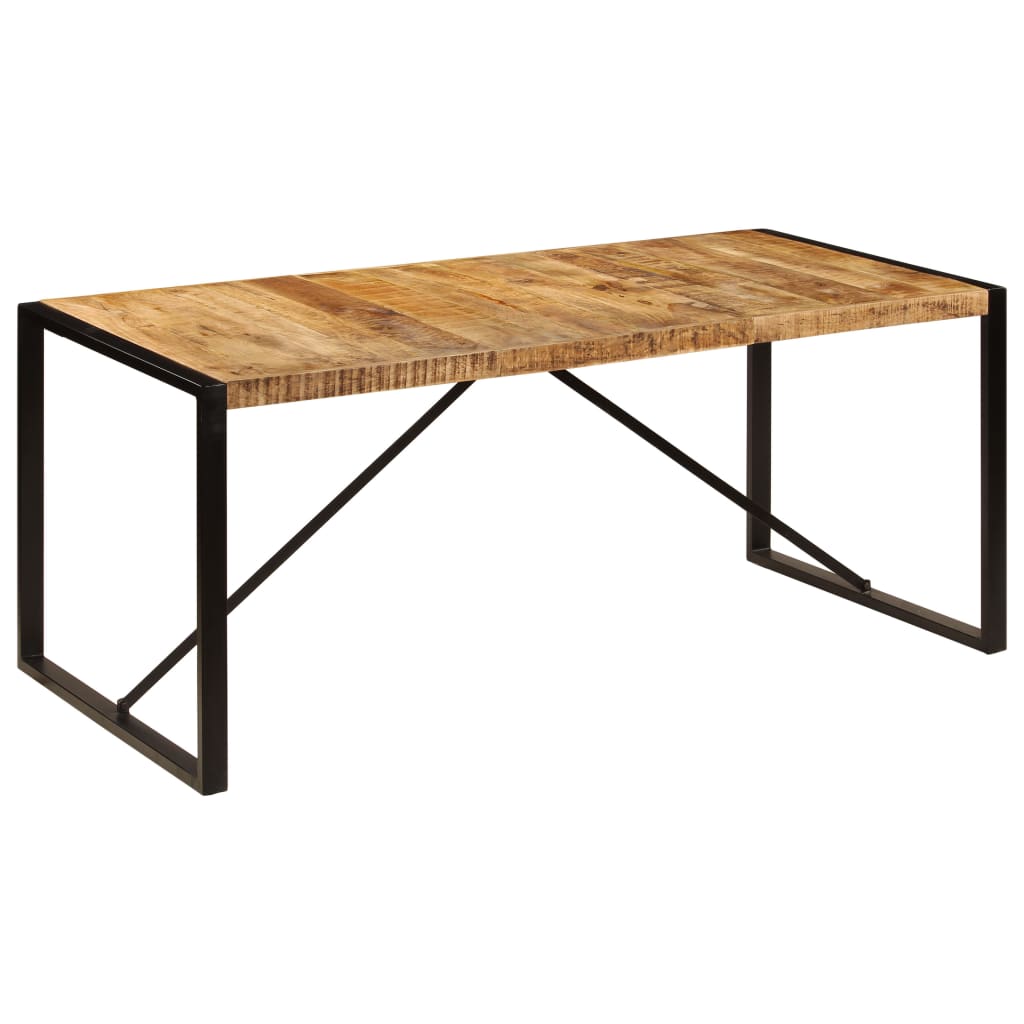 Kitchen table, 180 x 90 x 75 cm, solid mango wood