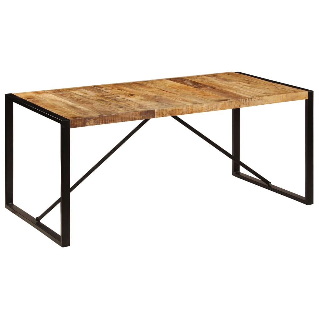 Kitchen table, 180 x 90 x 75 cm, solid mango wood